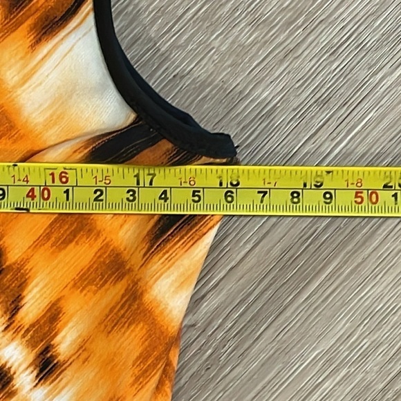 Peter Nygard Women’s Midi Dress Size 10 Pink Abstract Asymmetrical Lagenlook - Picture 10 of 14